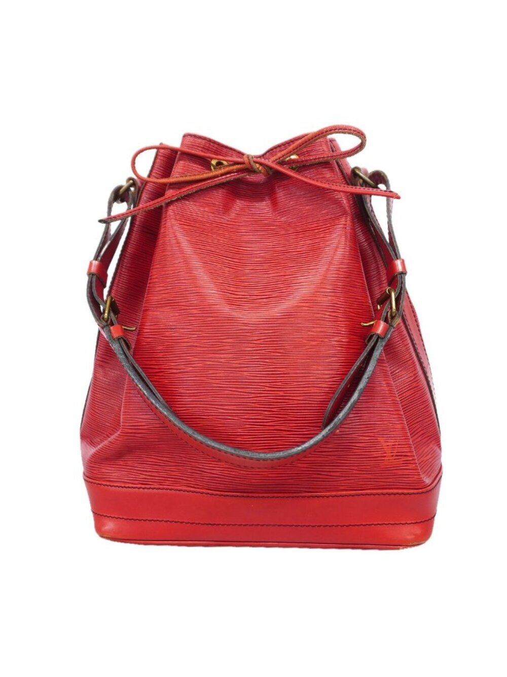 Louis Vuitton Shoulder Bag Epi Noe Castilian Red